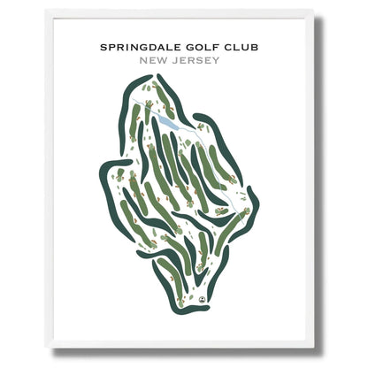 Springdale Golf Club, New Jersey - Printed Golf Courses