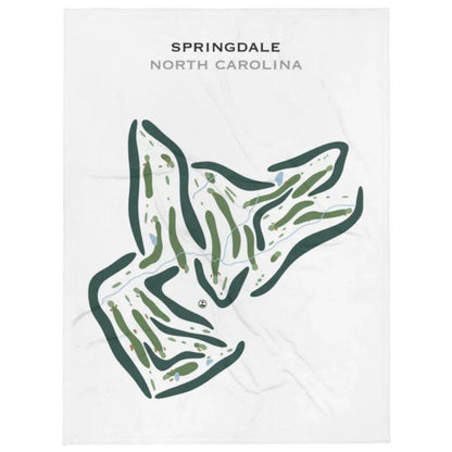 Springdale Golf Course, North Carolina - Printed Golf Courses