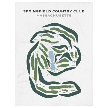 Springfield Country Club, West Springfield, Massachusetts - Printed Golf Courses