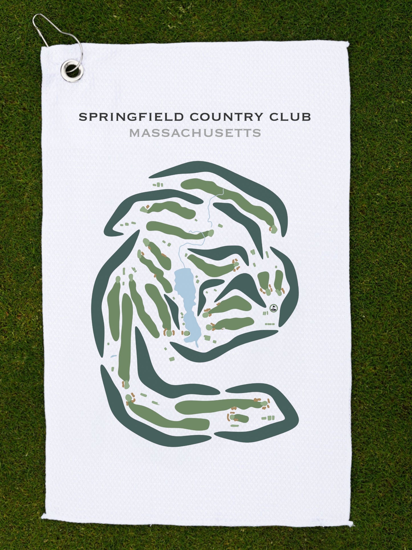 Springfield Country Club, West Springfield, Massachusetts - Printed Golf Courses
