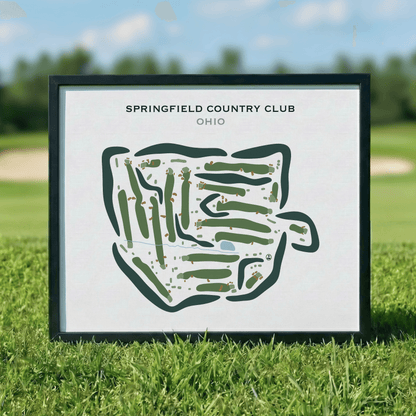 Springfield Country Club, Ohio - Printed Golf Courses