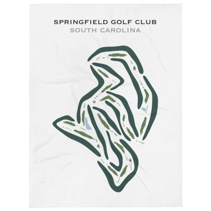 Springfield Golf Club, South Carolina - Printed Golf Courses