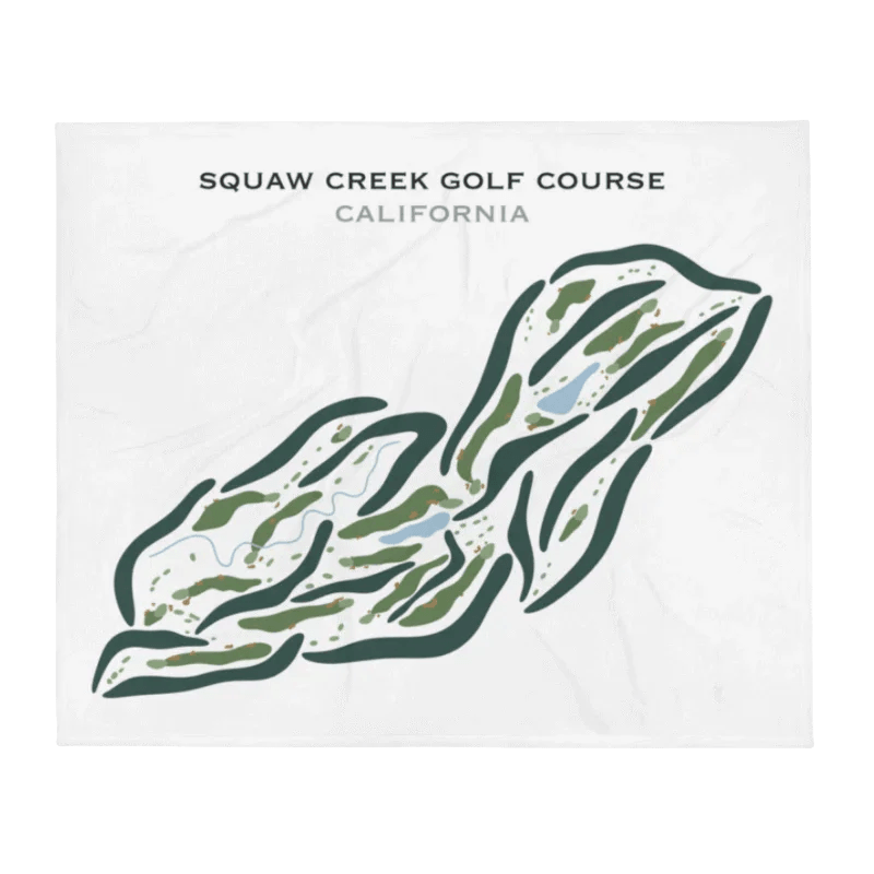 Squaw Creek Golf Course, California - Printed Golf Courses