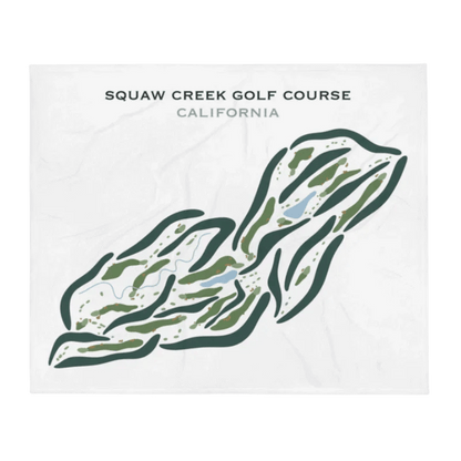 Squaw Creek Golf Course, California - Printed Golf Courses