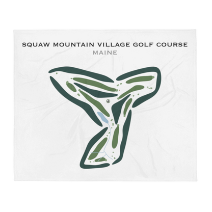 Squaw Mountain Village Golf Course, Maine - Printed Golf Courses