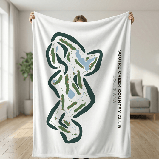 Squire Creek Country Club, Louisiana - Printed Golf Courses