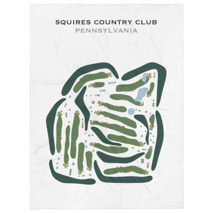 Squires Country Club, Pennsylvania - Printed Golf Courses