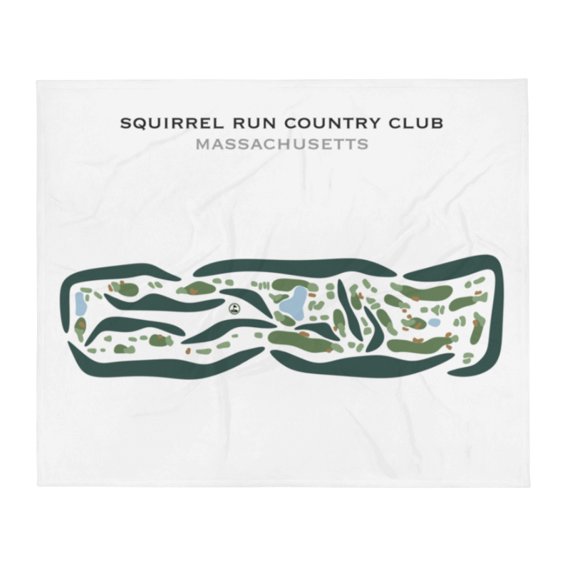 Squirrel Run Country Club, Massachusetts - Printed Golf Courses