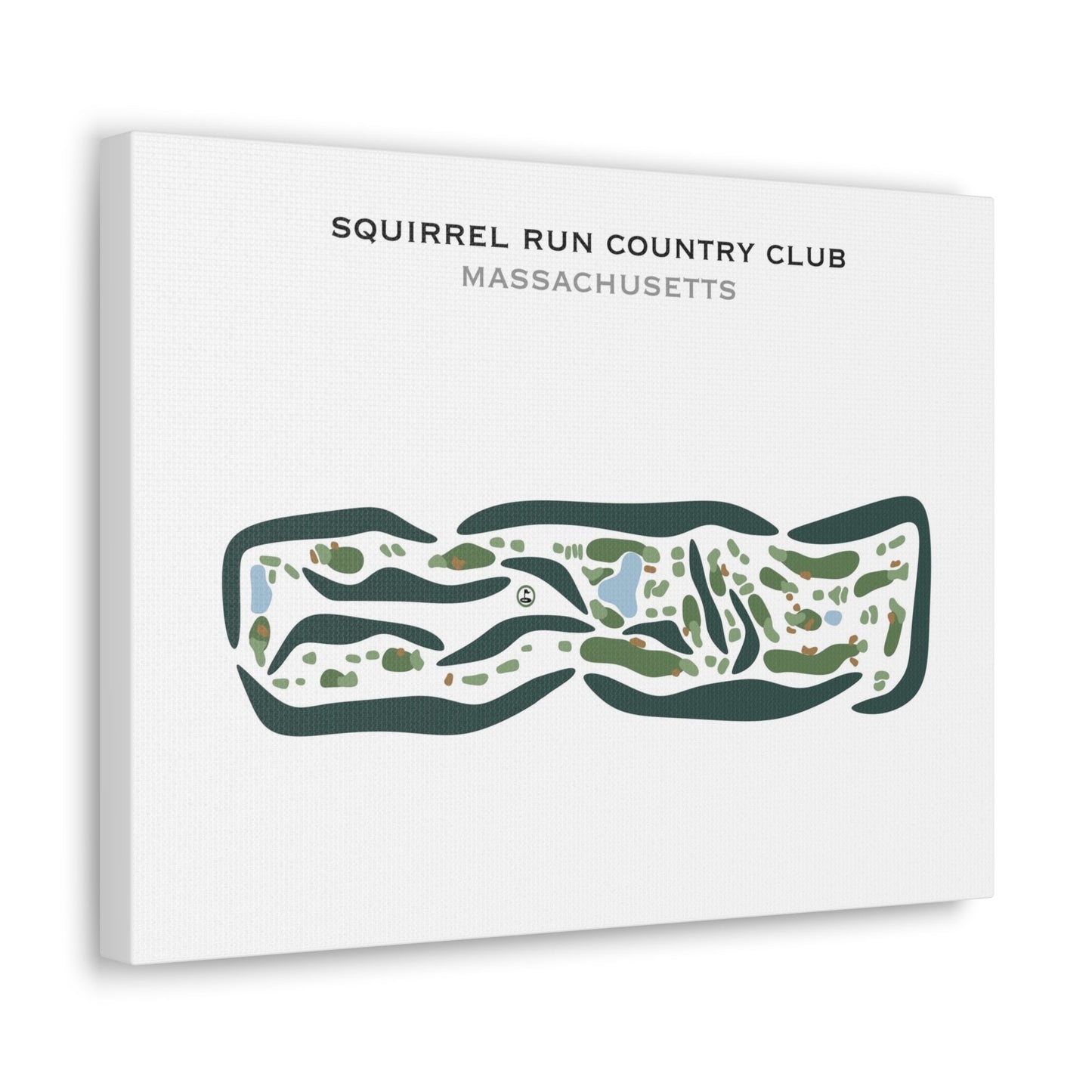 Squirrel Run Country Club, Massachusetts - Printed Golf Courses