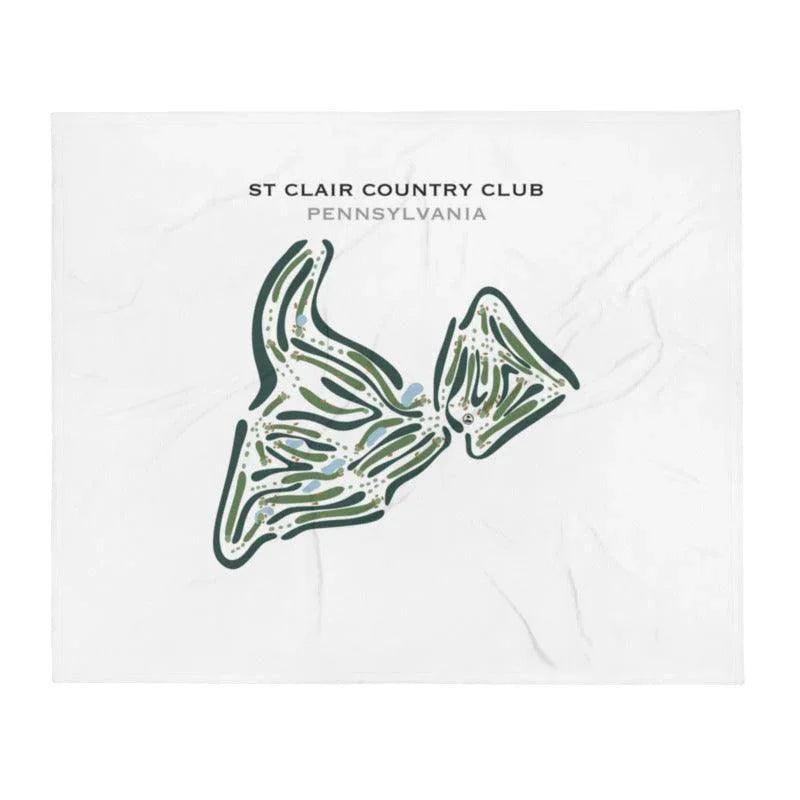 St. Clair Country Club, Pennsylvania - Printed Golf Courses