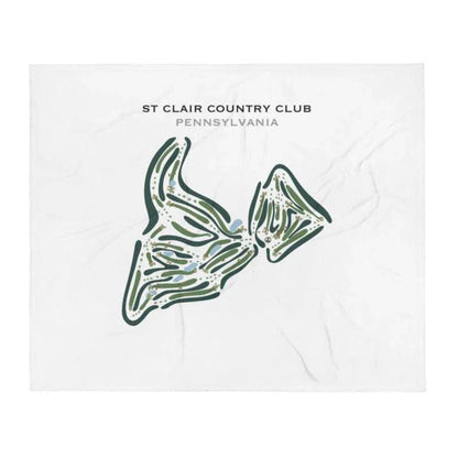 St. Clair Country Club, Pennsylvania - Printed Golf Courses