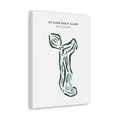 St. Ives Golf Club, Michigan - Printed Golf Courses