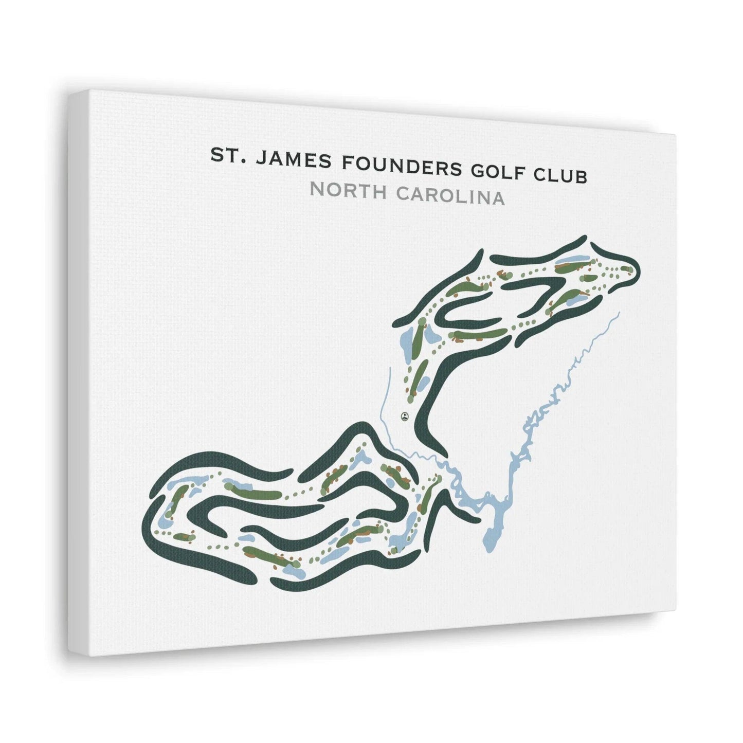 St. James Founders Golf Club, North Carolina - Printed Golf Courses