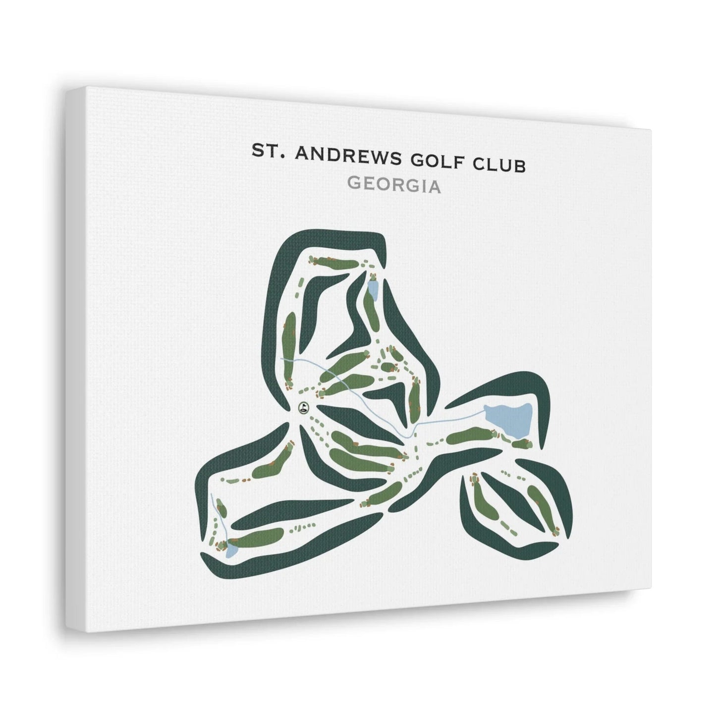 St. Andrews Golf Club, Georgia - Printed Golf Courses