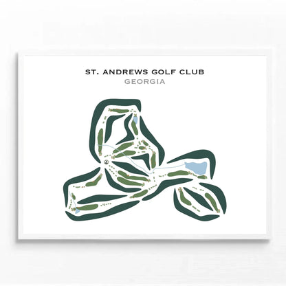 St. Andrews Golf Club, Georgia - Printed Golf Courses