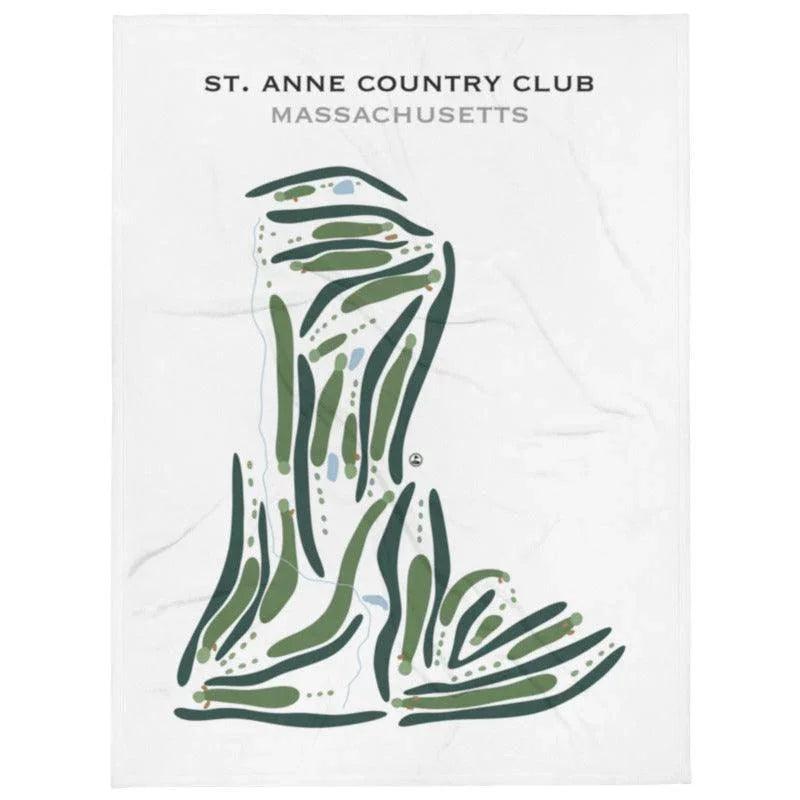 St. Anne Country Club, Massachusetts - Printed Golf Courses