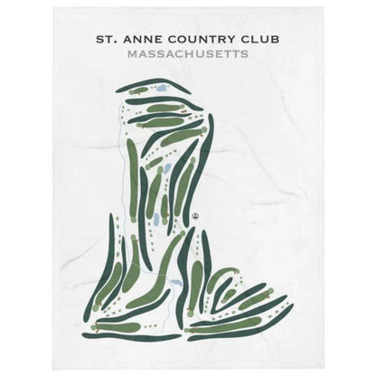 St. Anne Country Club, Massachusetts - Printed Golf Courses