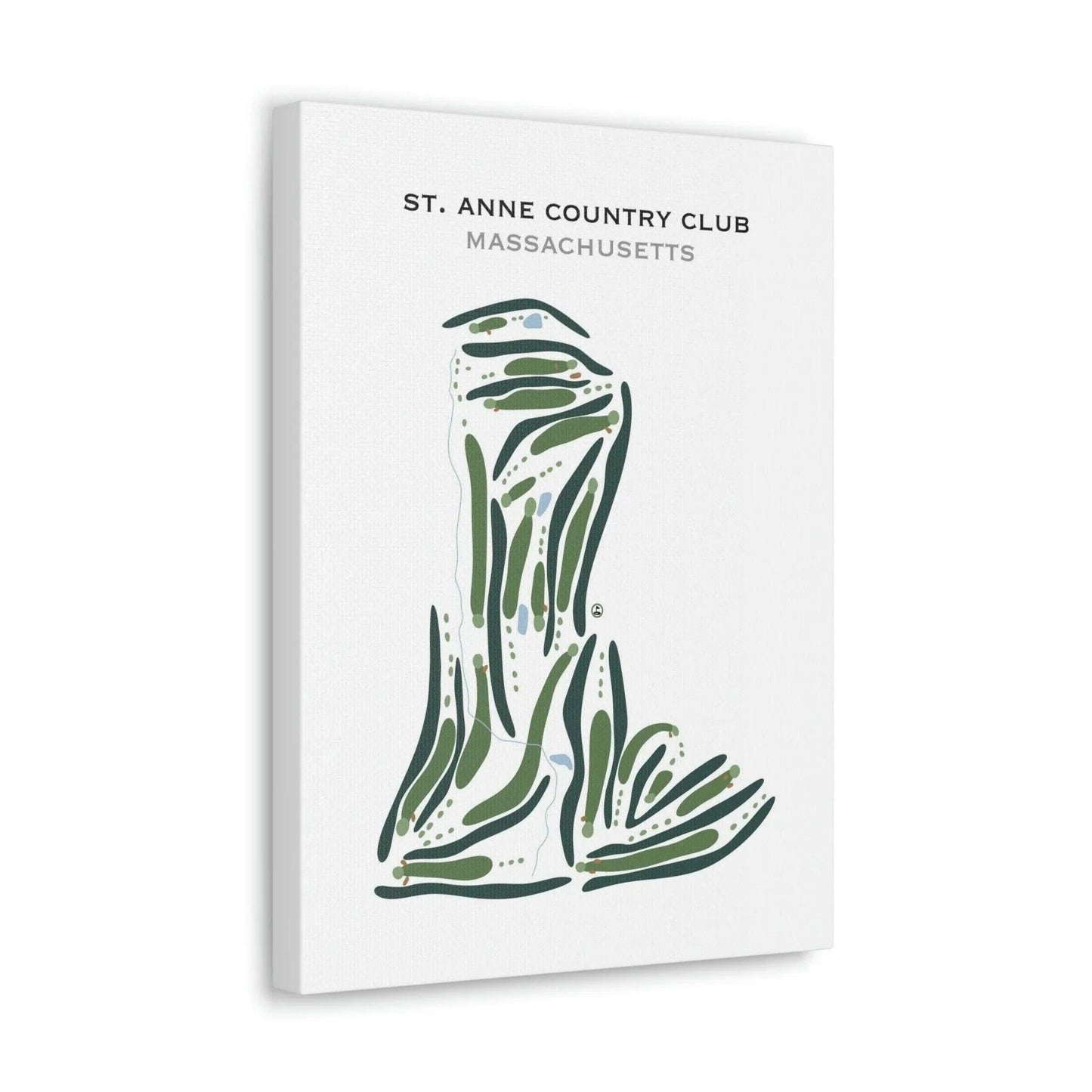 St. Anne Country Club, Massachusetts - Printed Golf Courses