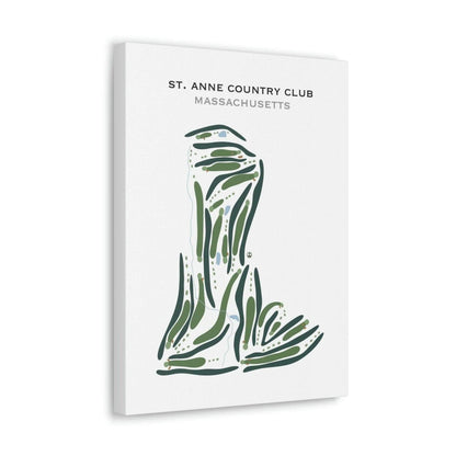 St. Anne Country Club, Massachusetts - Printed Golf Courses