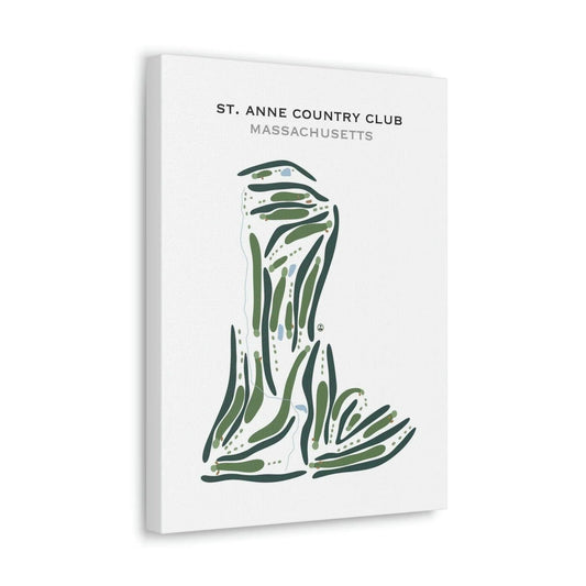 St. Anne Country Club, Massachusetts - Printed Golf Courses