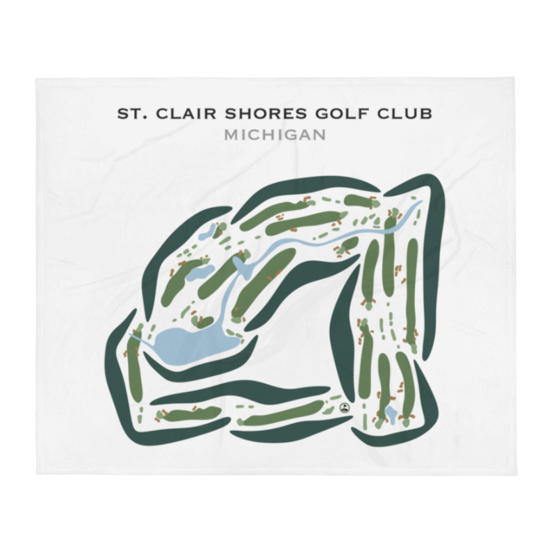 St Clair Shores Golf Club, Michigan - Printed Golf Courses