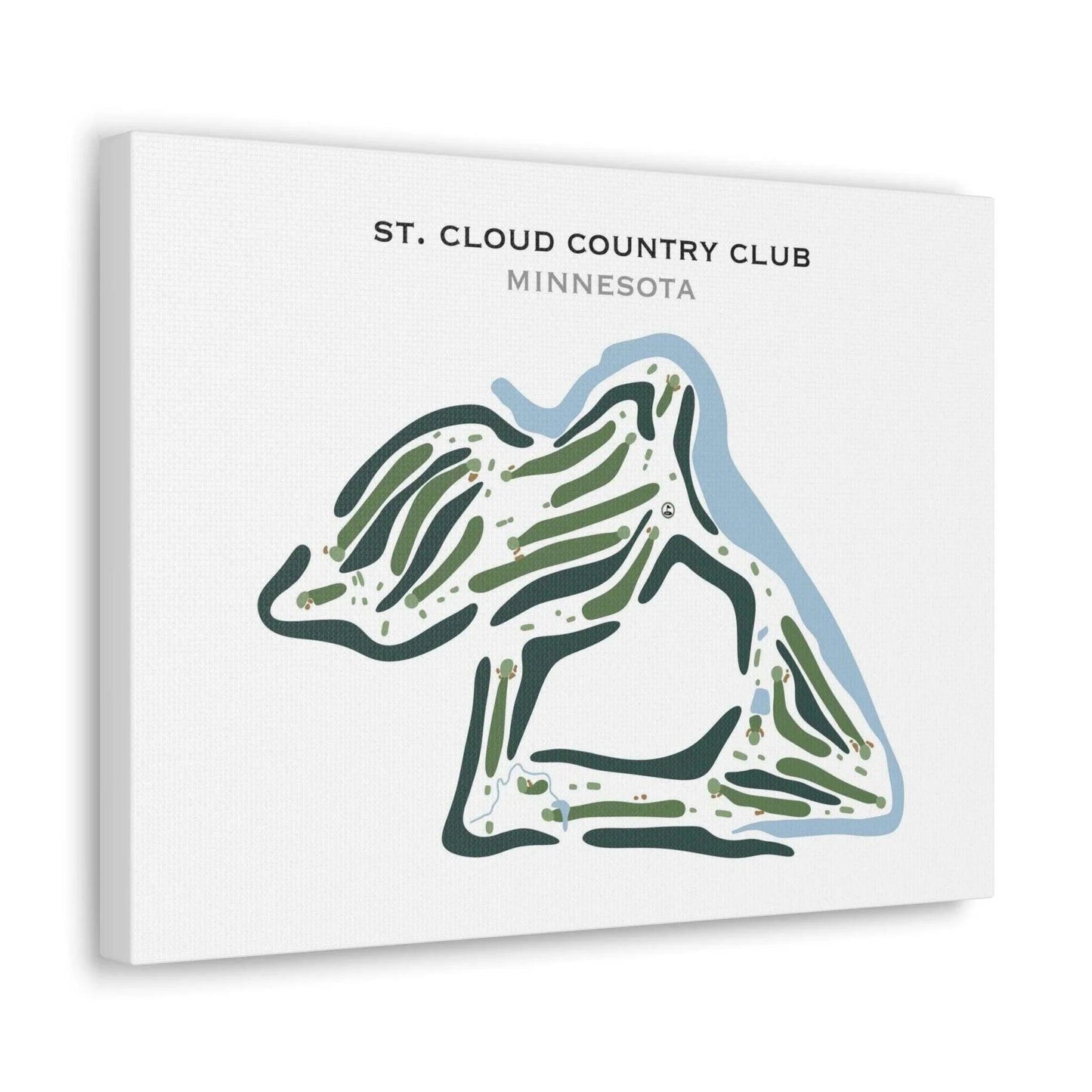 St. Cloud Country Club, Minnesota - Printed Golf Course
