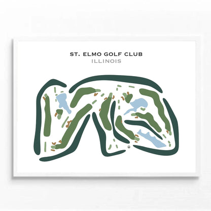 St. Elmo Golf Club, Illinois - Printed Golf Courses