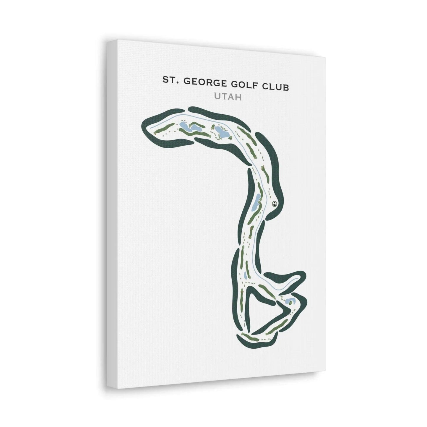 St. George Golf Club, St. George Utah - Printed Golf Courses