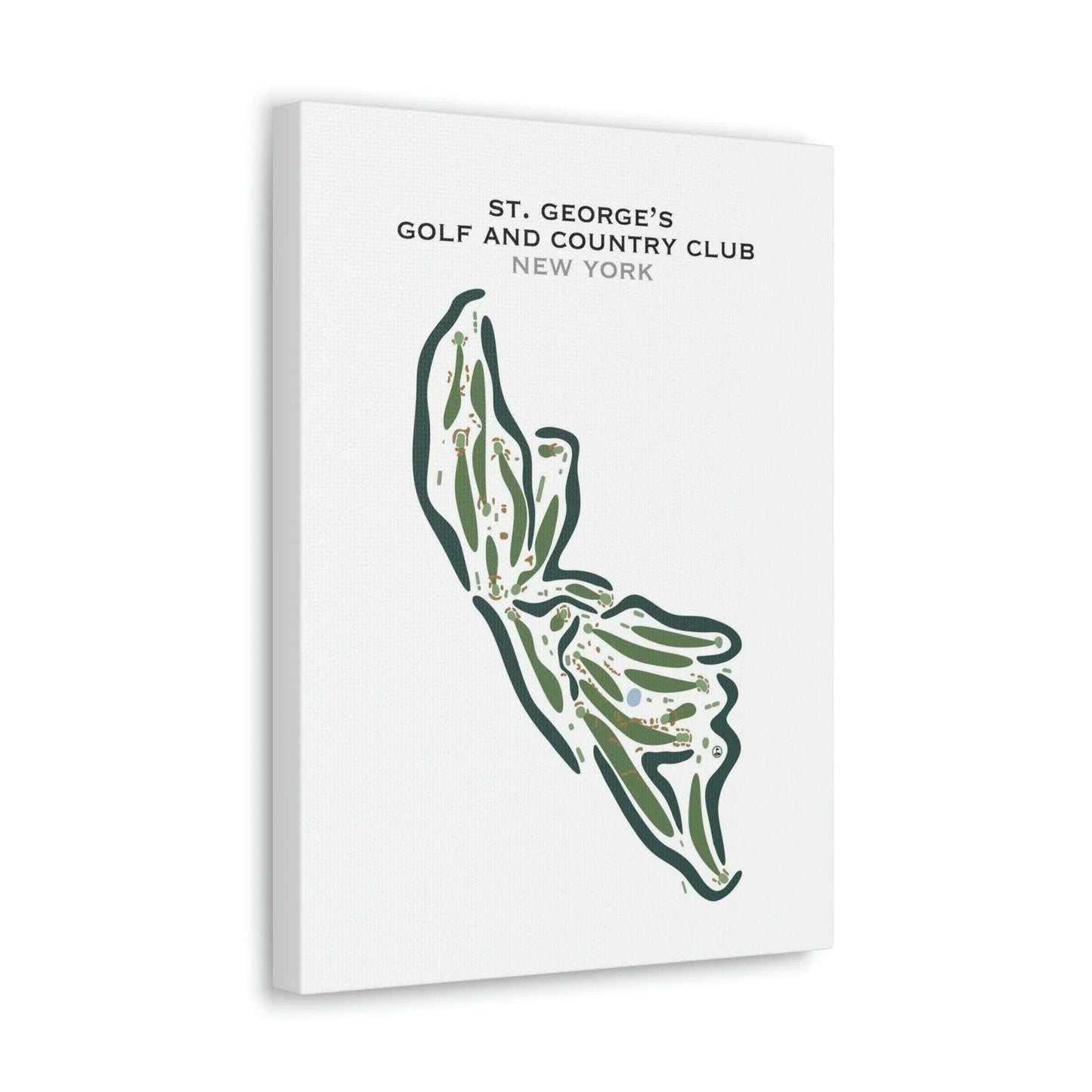 ST. George's Golf and Country Club, New York - Printed Golf Courses
