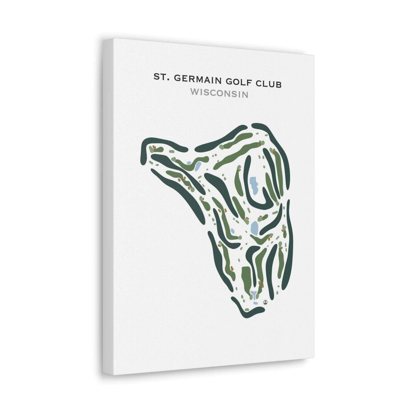St Germain Golf Club, Wisconsin - Printed Golf Course