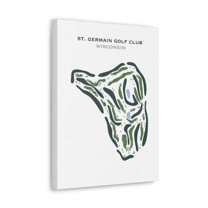 St Germain Golf Club, Wisconsin - Printed Golf Course