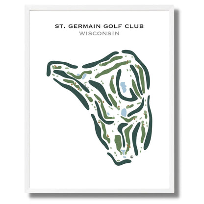 St Germain Golf Club, Wisconsin - Printed Golf Course