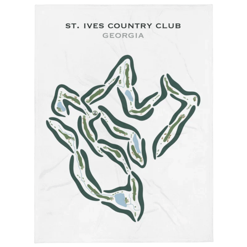 St. Ives Country Club, Georgia - Printed Golf Courses