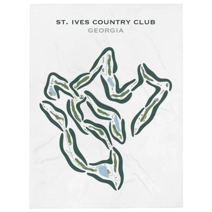 St. Ives Country Club, Georgia - Printed Golf Courses