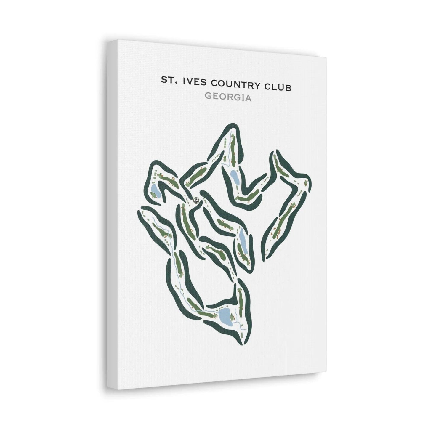 St. Ives Country Club, Georgia - Printed Golf Courses