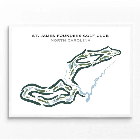 St. James Founders Golf Club, North Carolina - Printed Golf Courses