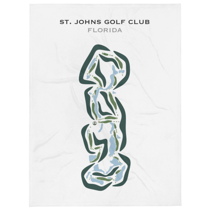 St. Johns Golf Club, Elkton, Florida - Printed Golf Courses