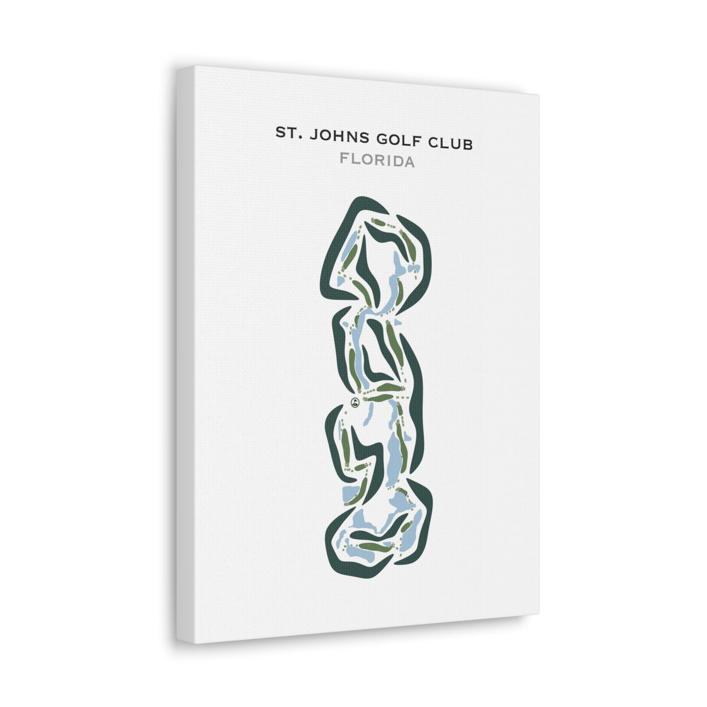 St. Johns Golf Club, Elkton, Florida - Printed Golf Courses