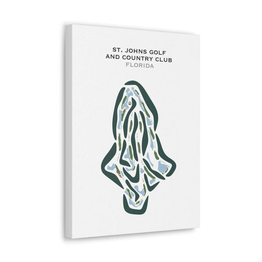 St. Johns Golf & Country Club, Florida - Printed Golf Courses