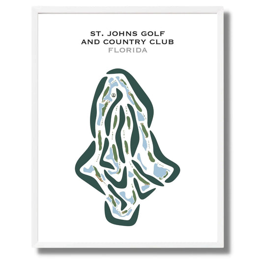St. Johns Golf & Country Club, Florida - Printed Golf Courses