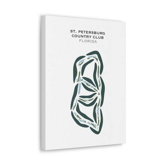 St. Petersburg Country Club, Florida - Printed Golf Courses