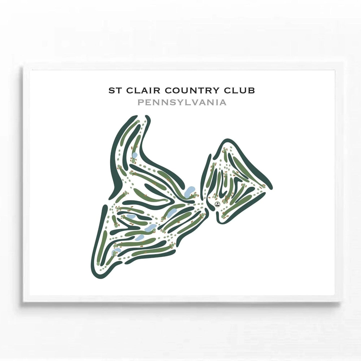 St. Clair Country Club, Pennsylvania - Printed Golf Courses