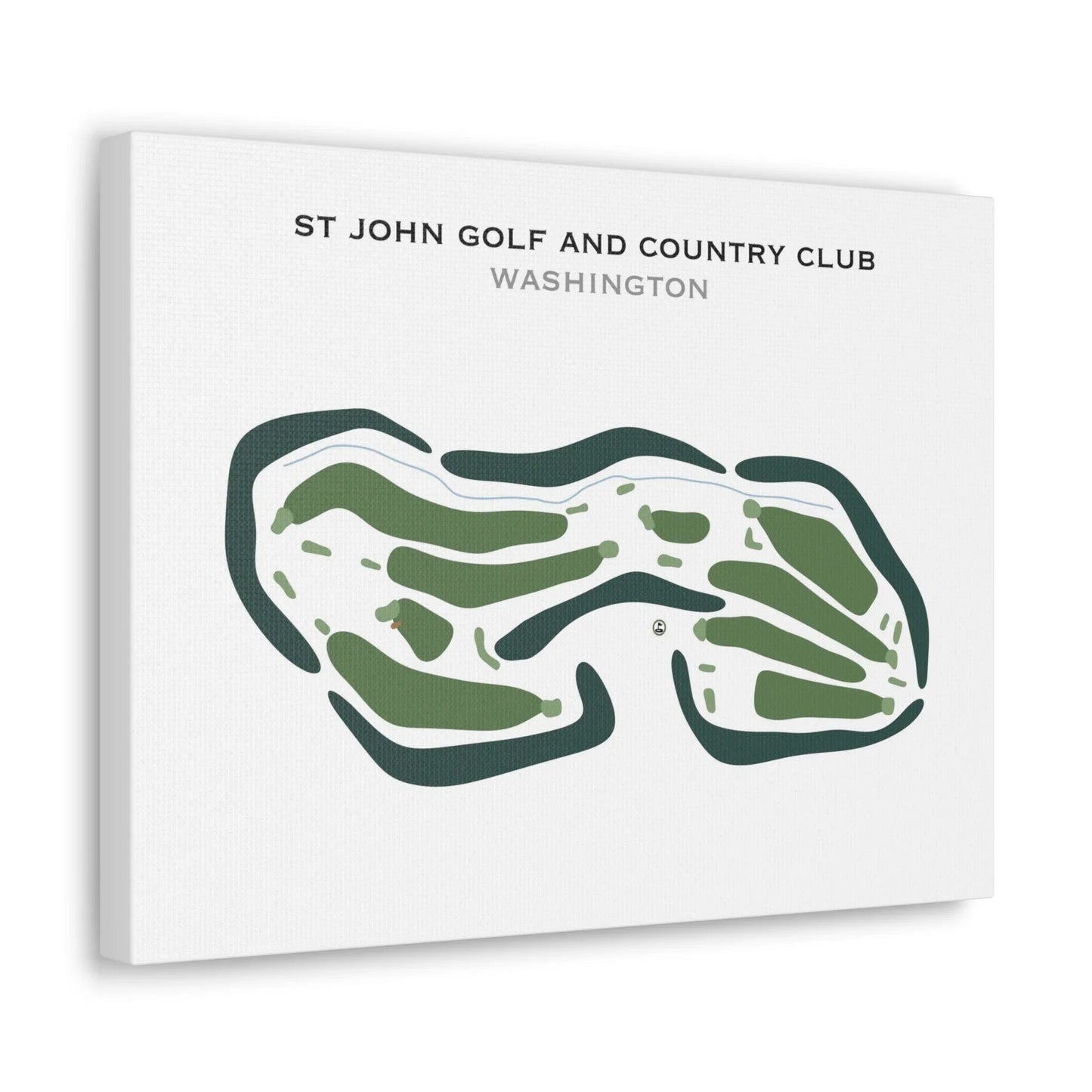 St. John Golf & Country Club, Washington - Printed Golf Courses