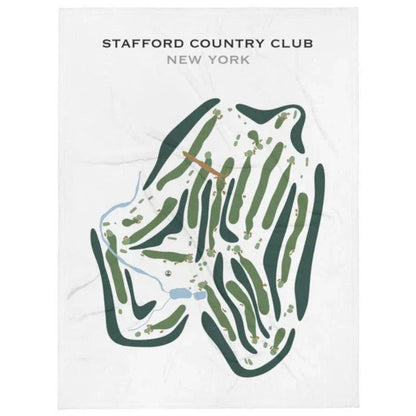 Stafford Country Club, New York - Printed Golf Course