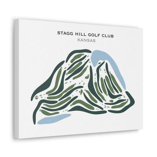 Stagg Hill Golf Club, Kansas - Printed Golf Courses