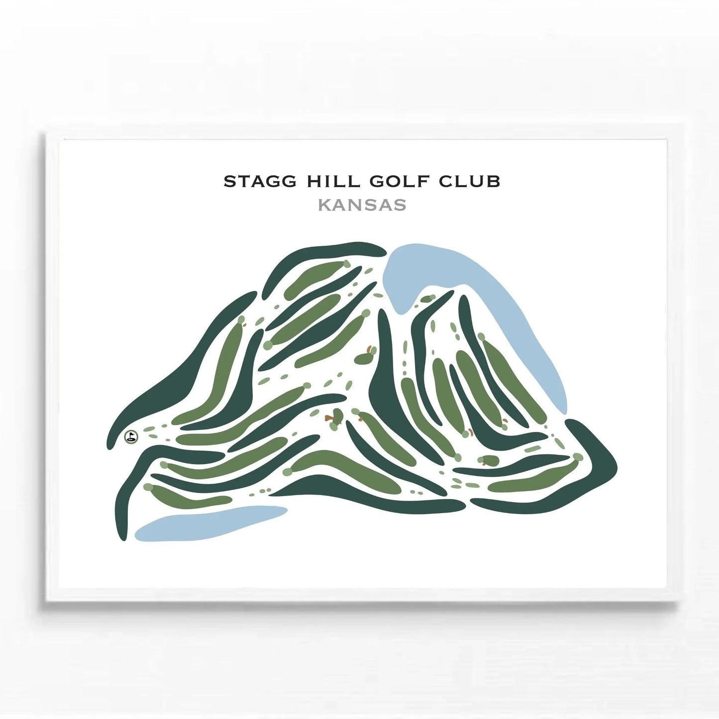 Stagg Hill Golf Club, Kansas - Printed Golf Courses