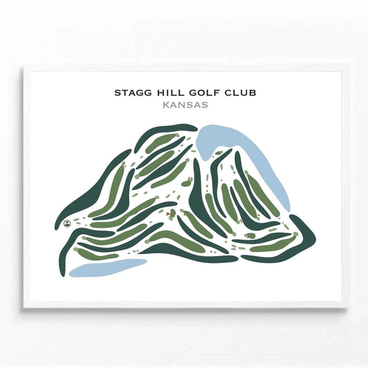 Stagg Hill Golf Club, Kansas - Printed Golf Courses