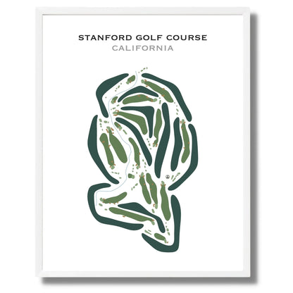 Stanford Golf Course, California - Printed Golf Courses