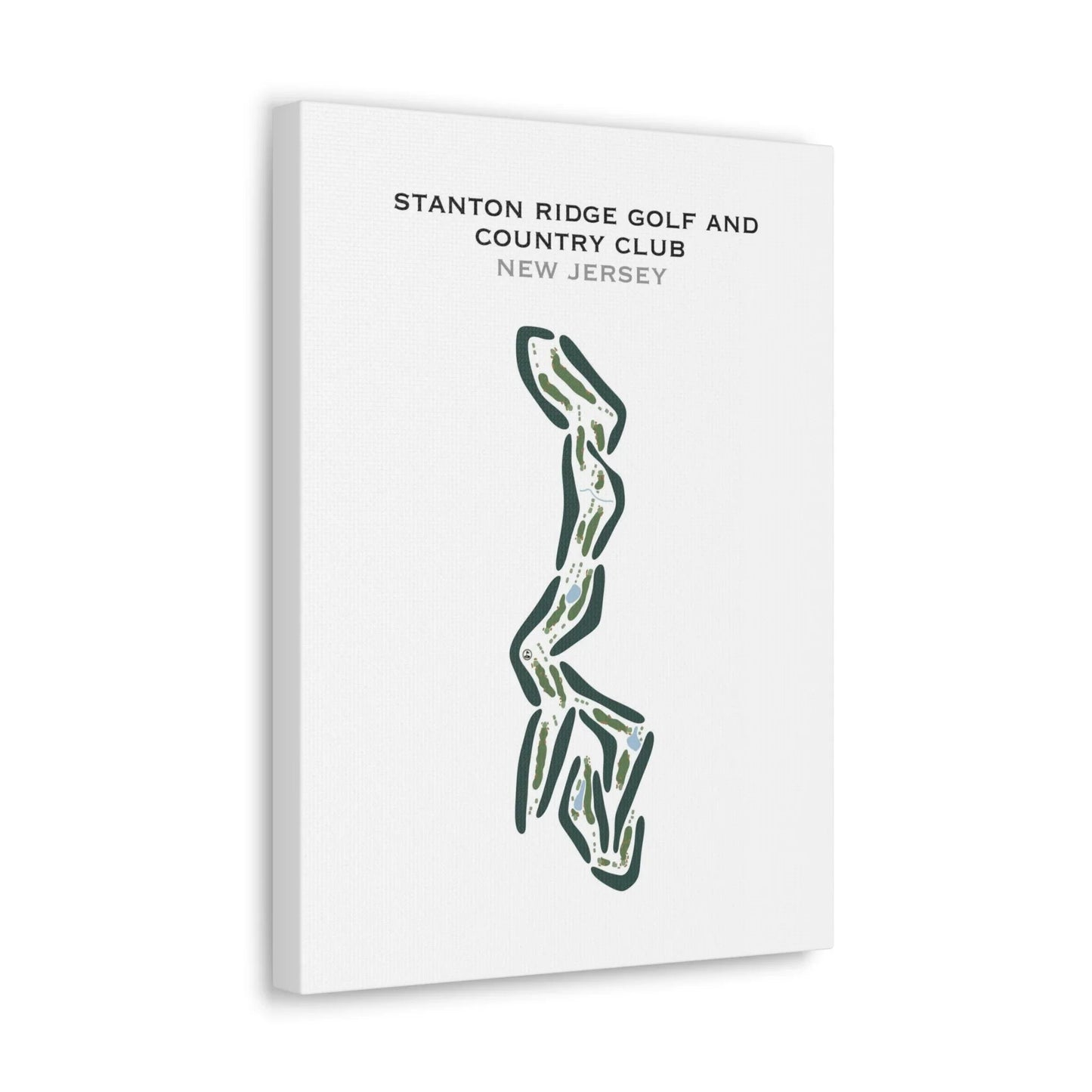 Stanton Ridge Golf & Country Club, New Jersey - Printed Golf Courses