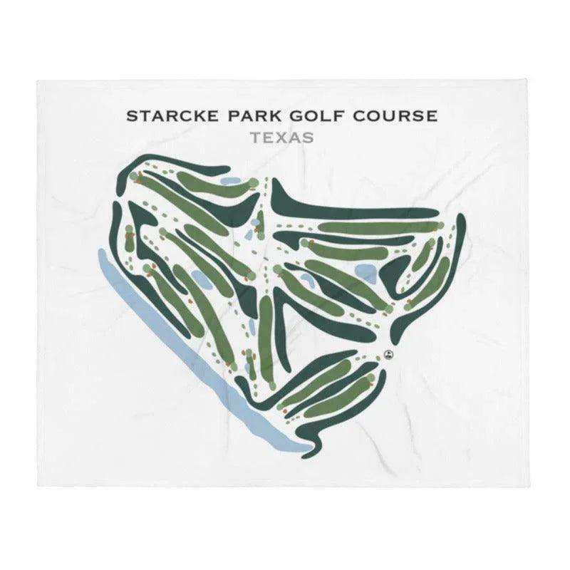 Starcke Park Golf Course, Texas - Printed Golf Courses